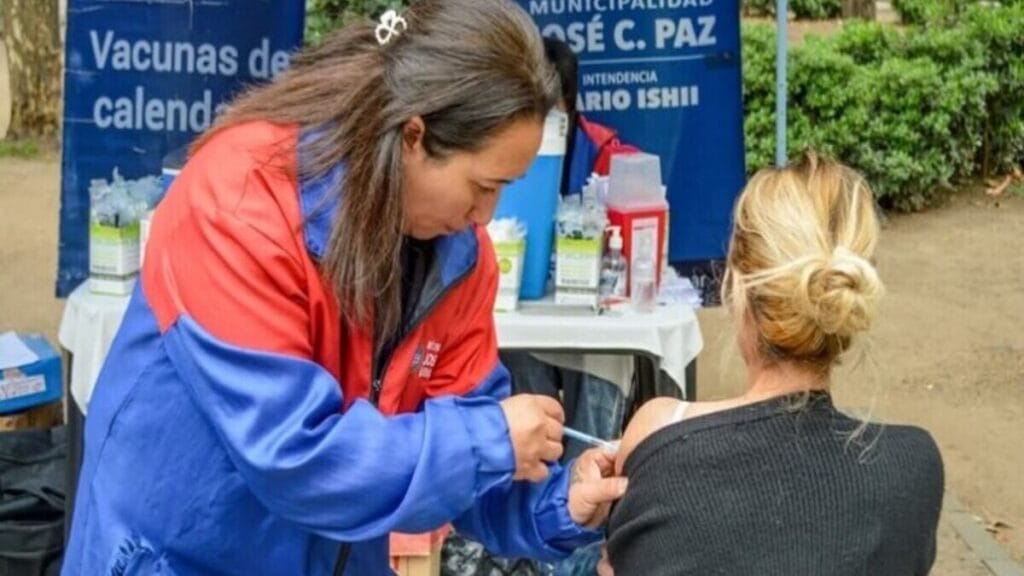 antigripal, Vacunación antigripal en José C. Paz